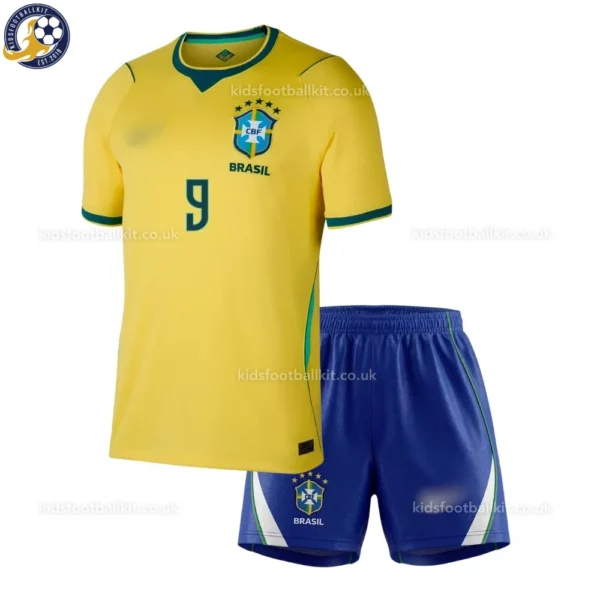 Brazil Home Kids Kit 2026-João Pedro 9-front view