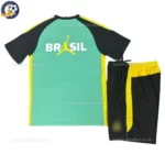 Brazil Training Kids Kit 2026-back view-green