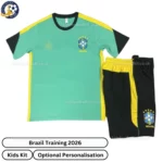 Brazil Training Kids Kit 2026-front view-green