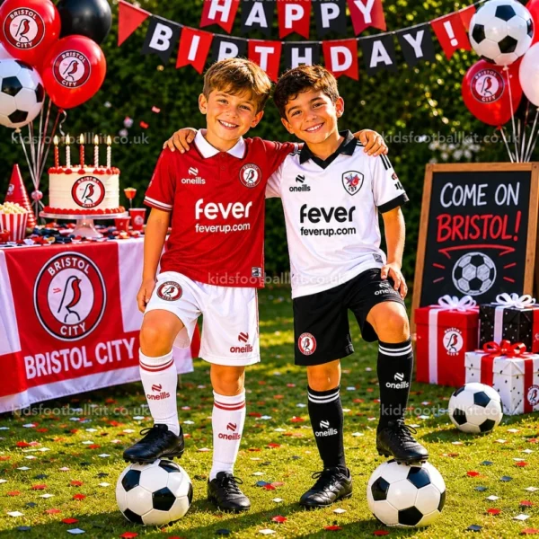 Bristol City home and away kids kits 25_26-image