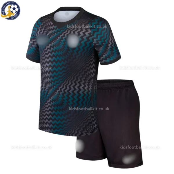 Chelsea Goalkeeper Kids Kit 26_27 - front view - Black