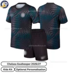 Chelsea Goalkeeper Kids Kit 26_27 - over view - Black