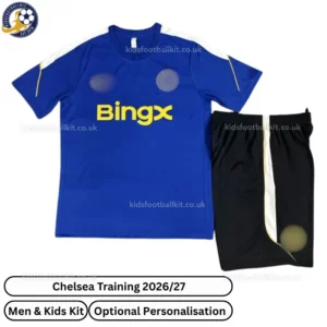 Chelsea Training Men and Kids Kit 26_27-front view-blue