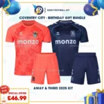Coventry Away and Third Kids Football kit 25_26