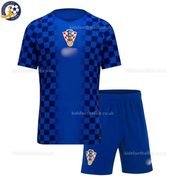 Croatia Away Kids Kit 2026-front view