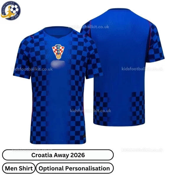 Croatia Away Men Shirt 2026-over view