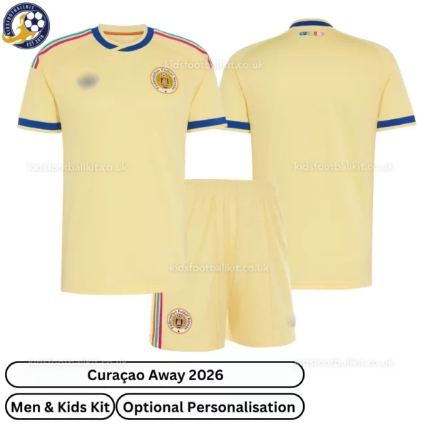 Curaçao Away Men and Kids Kit 2026 -over view