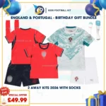 England and Portugal Away kids kits 2026