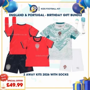 England and Portugal Away kids kits 2026