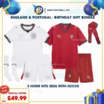 England and Portugal Home kids kits 2026