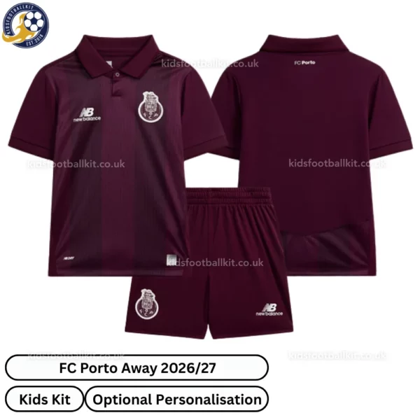 FC Porto Away Kids Kit 26_27-over view