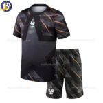 France Goalkeeper Kids Kit 2026-front view-black