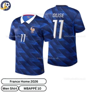 France Home Men Shirt 2026-over view -OLISE 11