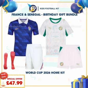 France & Senegal home kids kits 2026