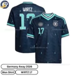 Germany Away Men Shirt 2026-over view-WIRTZ 17