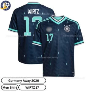 Germany Away Men Shirt 2026-over view-WIRTZ 17