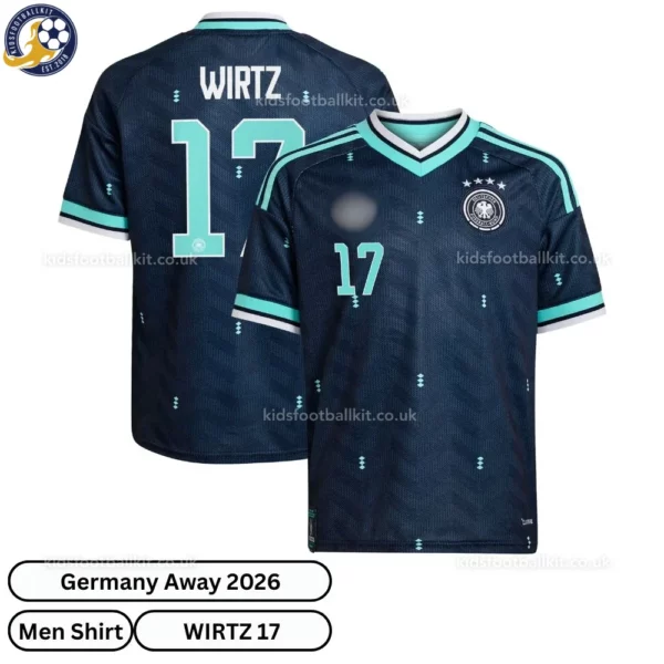 Germany Away Men Shirt 2026-over view-WIRTZ 17