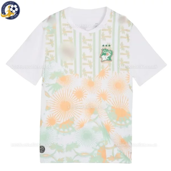 Ivory Coast Away Kids Kit 2026-front view