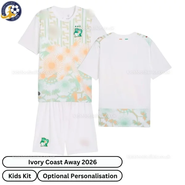 Ivory Coast Away Kids Kit 2026-over view