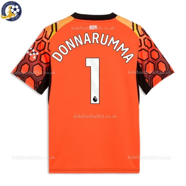 Manchester City Goalkeeper Kids Kit 26_27-back view-DONNARUMMA 1