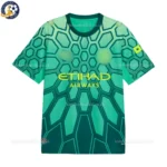 Manchester City Goalkeeper Kids Kit 26_27-front view-green