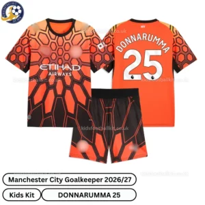 Manchester City Goalkeeper Kids Kit 26_27-over view-DONNARUMMA 25