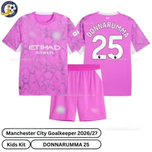 Manchester City Goalkeeper Kids Kit 26_27-over view-pink-DONNARUMMA 25