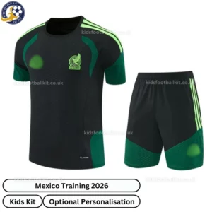 Mexico Training Kids Kit 2026-front view-black