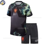 Netherlands Goalkeeper Men and Kids Kit 2026-front view-black