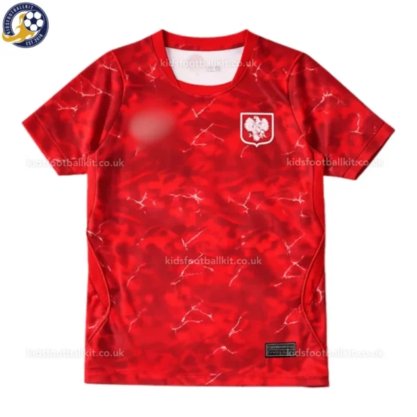 Poland Away Kids Kit 2026-front view