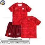 Poland Away Kids Kit 2026-over view