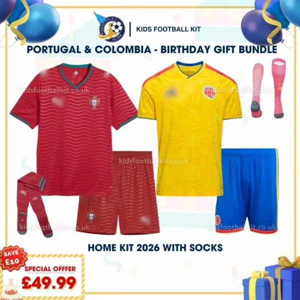 Portugal & Colombia home kids kits 2026