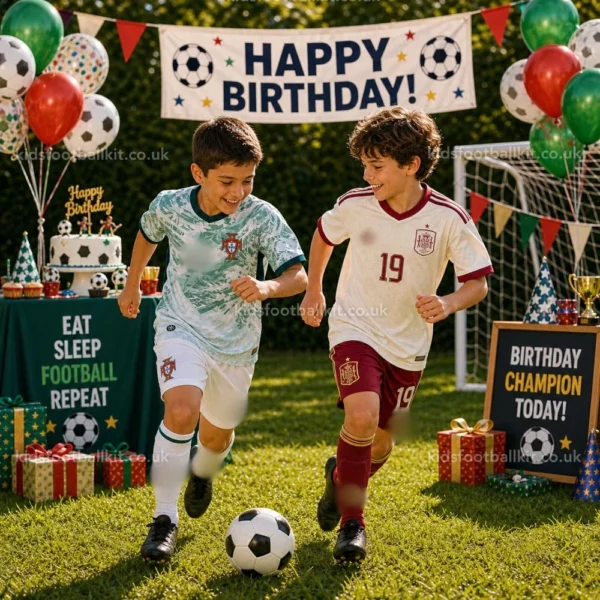 Portugal and spain away kids kits 2026- RONALDO 7 and LAMINE YAMAL 19-image