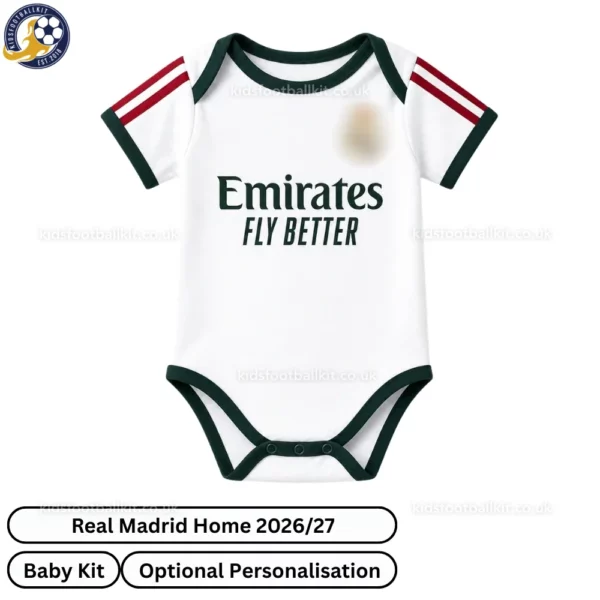 Real Madrid Home Baby Kit 2026_27-front view
