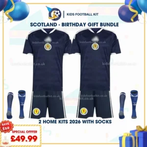 Scotland 2 home kids kits 2026