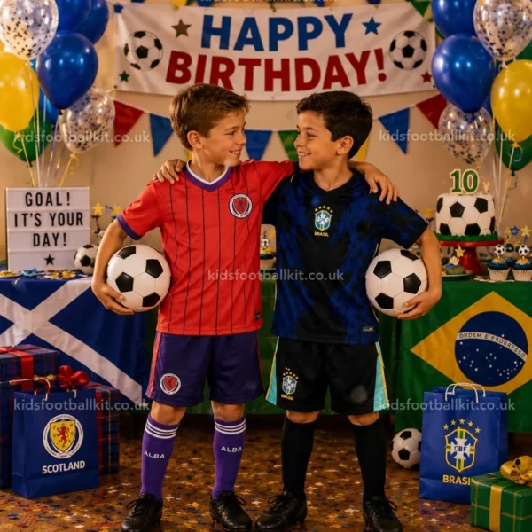 Scotland and Brazil Away kids kits 2026-image