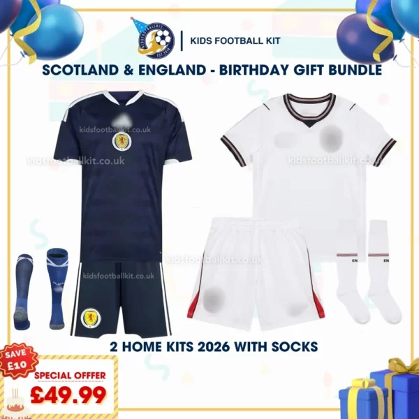 Scotland and England Home kids kits 2026