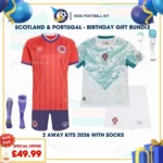 Scotland and Portugal Away kids kits 2026