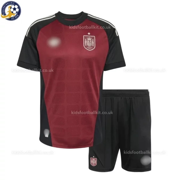 Spain goalkeeper men and kids kit 2026-front view-red