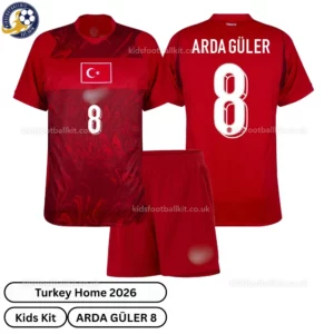 Turkey Home Kids Kit 2026-over view-Arda Güler 8
