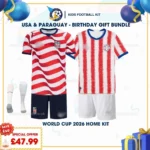 USA and Paraguay home kids kits 2026