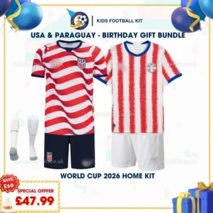 USA and Paraguay home kids kits 2026