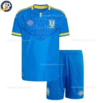 Ukraine Away Kids Kit 2026-front view