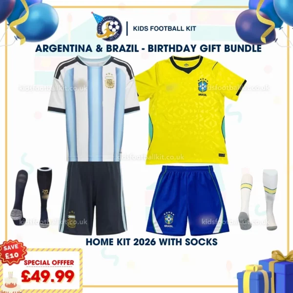 argentina and brazil home kids kits 2026