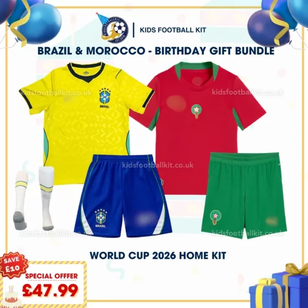 brazil and morocco home kids kits 2026