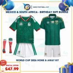 mexico and south africa home and away kids kits 2026