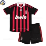 AC Milan Home Kids Kit 2009_10-front view-RONALDINHO 80