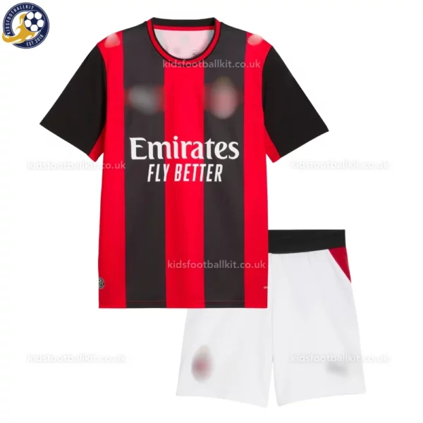 AC Milan Home Kids Kit 26_27-front view