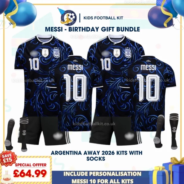 Argentina Away Kids Kits 2026 - MESSI 10