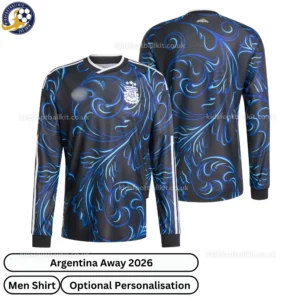 Argentina Away Men Shirt 2026-over view-long sleeve